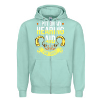 Seafoam hearing aid gift funny deaf awareness t shirt Zipper Hoodie - tuanDangUi