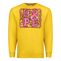 Lemon hope breast cancer awareness ribbon Premium Sweatshirt - LillyAllenDesigns