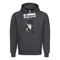 Smoke retro man postcard records Zipper Hoodie - tuanDangUi