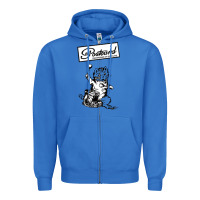 True Royal retro man postcard records Zipper Hoodie - tuanDangUi