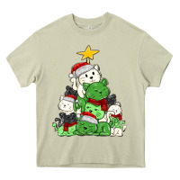 Mossy Christmas cat tree Heavy Core Tee - MaliasSmallBusiness