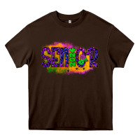 Chocolate Brown senior 2024 halloween Heavy Core Tee - JahusDesignShop