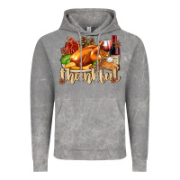 Cloud Rock Thankful with Turkey Vintage Hoodie - texasbilliewilder
