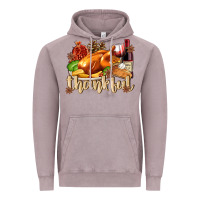 Vintage Zinc Thankful with Turkey Vintage Hoodie - texasbilliewilder