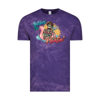 Cloud Purple Bitches be floatin' skeleton summer Vintage Tee - NancyCooperArtShop