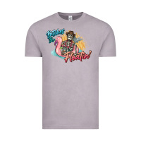 Vintage Zinc Bitches be floatin' skeleton summer Vintage Tee - NancyCooperArtShop