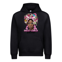 Black breast cancer warrior black woman Urban Hoodie - BarkalooDesign