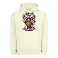 Pigment Pistachio breast cancer warrior black woman Urban Hoodie - BarkalooDesign