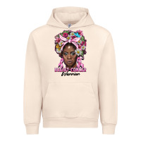 Breast Cancer Warrior Black Woman Urban Hoodie | Teevron