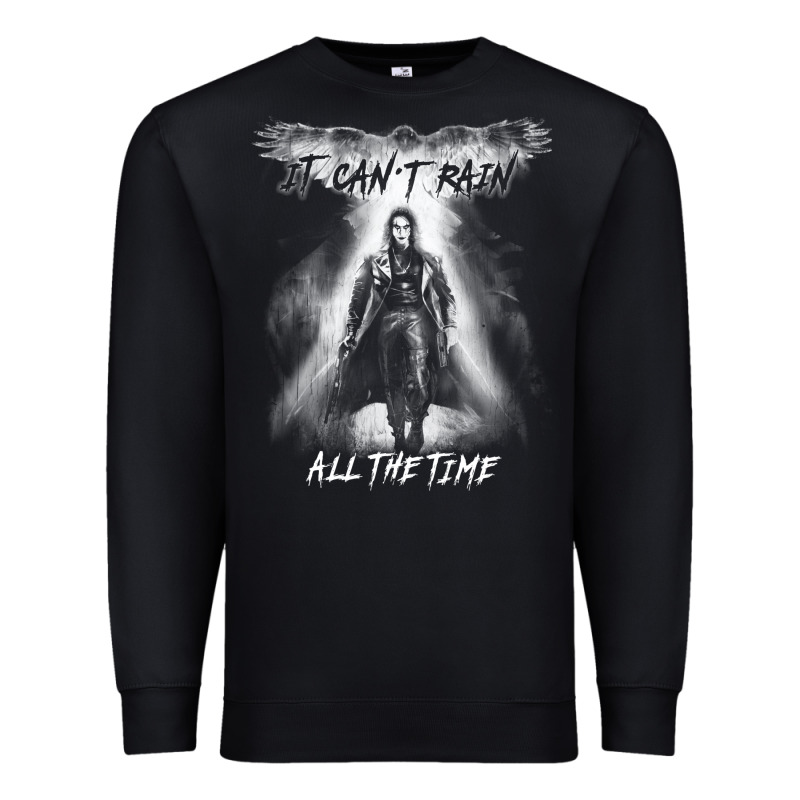 Eric Draven It Can't Rain All The Time 1 Premium Sweatshirt by tuanDangUi | Teevron