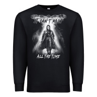 Black eric draven it can't rain all the time 1 Premium Sweatshirt - tuanDangUi