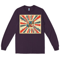 Plum retro america Long Sleeve Tee - TumblerDesignByShophia