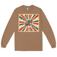 Toasted Coconut retro america Long Sleeve Tee - TumblerDesignByShophia