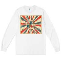 White retro america Long Sleeve Tee - TumblerDesignByShophia