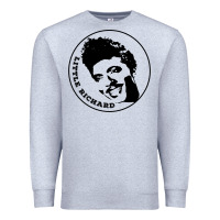 Heather Grey little richard   rock'n'roll legend Premium Sweatshirt - tuanDangUi