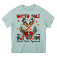 Arona north pole hot cocoa Heavy Core Tee - MaliasSmallBusiness