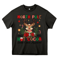 Asphalt north pole hot cocoa Heavy Core Tee - MaliasSmallBusiness