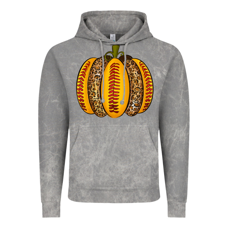Softball Pumpkin Vintage Hoodie by texasbilliewilder | Teevron