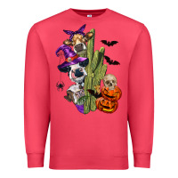 Cardinal halloween cows Premium Sweatshirt - LillyAllenDesigns