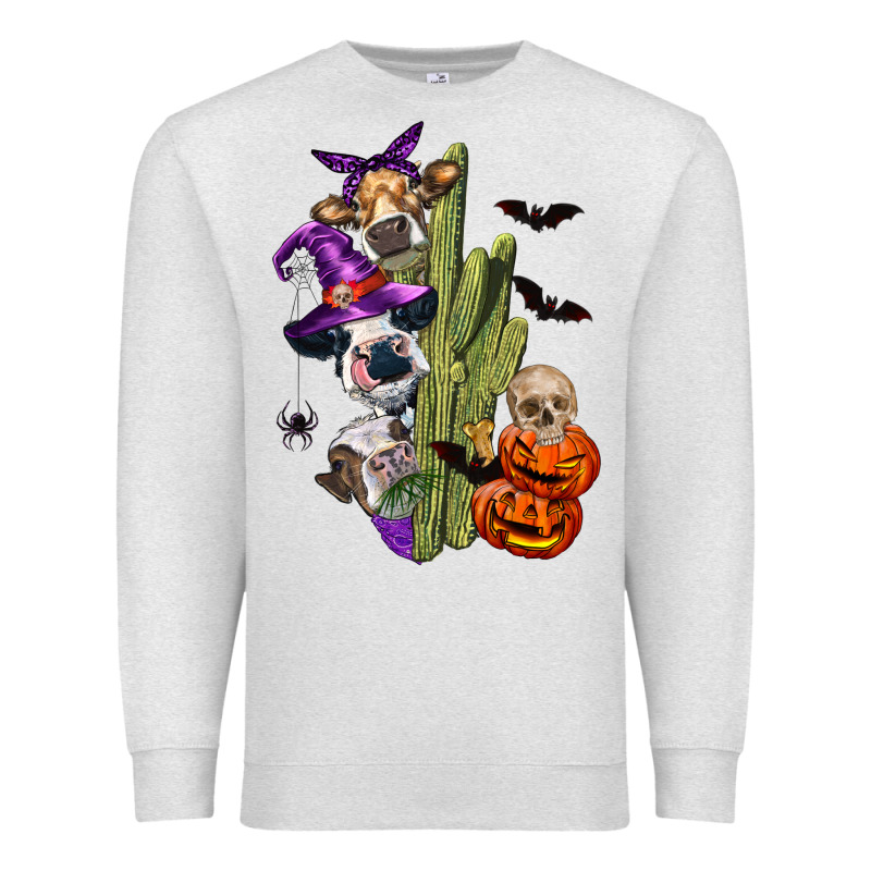 Halloween Cows Premium Sweatshirt by LillyAllenDesigns | Teevron