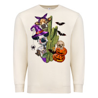 Sandshell halloween cows Premium Sweatshirt - LillyAllenDesigns