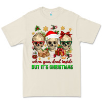 Bone When Your Dead Inside But It's Christmas Premium Tee - BundleAndBundleShop