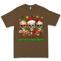 When Your Dead Inside But It's Christmas Premium Tee | Teevron