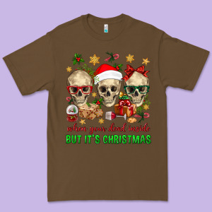 When Your Dead Inside But It's Christmas Premium Tee Designed By Bundleandbundleshop