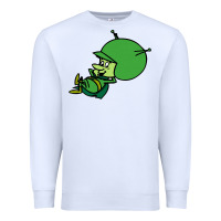 White the-great-gazoo-cute Premium Sweatshirt - tuanDangUi