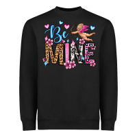 Black be mine valentine's day Heavyweight Sweatshirt - OliviaCreatesArt