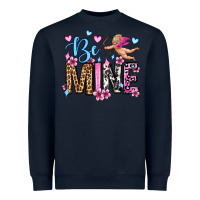 Navy be mine valentine's day Heavyweight Sweatshirt - OliviaCreatesArt