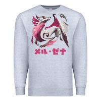 Heather Grey monster hunter rise sunbreak malzeno kanji Premium Sweatshirt - tuanDangUi