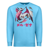 Ocean Blue monster hunter rise sunbreak malzeno kanji Premium Sweatshirt - tuanDangUi