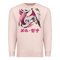 Pale Pink monster hunter rise sunbreak malzeno kanji Premium Sweatshirt - tuanDangUi