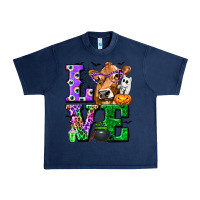 Navy love cow halloween tbw Urban Heavy Tee - texasbilliewilder