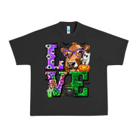 Pigment Black love cow halloween tbw Urban Heavy Tee - texasbilliewilder
