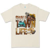 Bone Small Town Life Premium Tee - BundleAndBundleShop