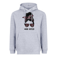 Heather Grey hair hustler Heavyweight Hoodie - SublimationCraftShop