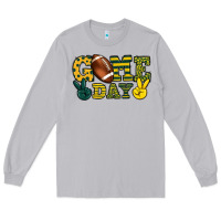 Moon Dust Game day yellow and green team color Long Sleeve Tee - HowdyJamesFarm