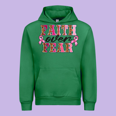 Faıth Over Fear Urban Hoodie Designed By Barkaloodesign