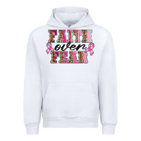White faıth over fear Urban Hoodie - BarkalooDesign
