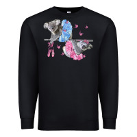 Black Koalas With Tutu Premium Sweatshirt - LillyAllenDesigns