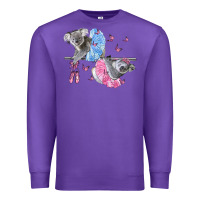 Purple Koalas With Tutu Premium Sweatshirt - LillyAllenDesigns