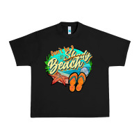 Black dont be a shady beach 2 Urban Heavy Tee - JahusDesignShop