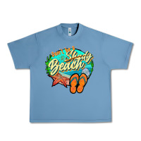 Pebble Blue dont be a shady beach 2 Urban Heavy Tee - JahusDesignShop