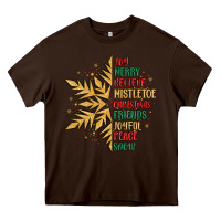 Christmas Snowflake Heavy Core Tee | Teevron