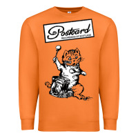 Carrot retro man postcard records Premium Sweatshirt - tuanDangUi