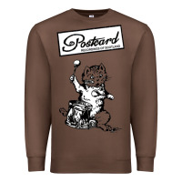 Chestnut retro man postcard records Premium Sweatshirt - tuanDangUi