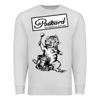 Dove Grey retro man postcard records Premium Sweatshirt - tuanDangUi