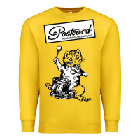 Lemon retro man postcard records Premium Sweatshirt - tuanDangUi